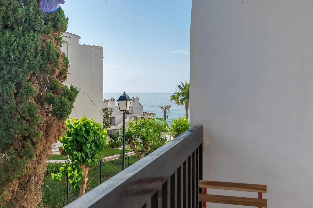 Beachfront Sea View In Cozy 1Br With Pool And Garage Sitio de Calahonda 0*,
